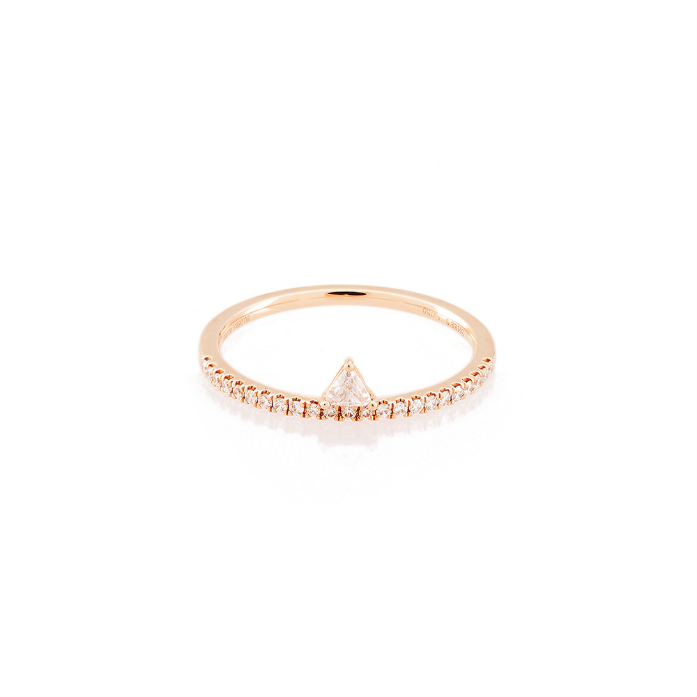 Solitaire Prism Eternity Ring