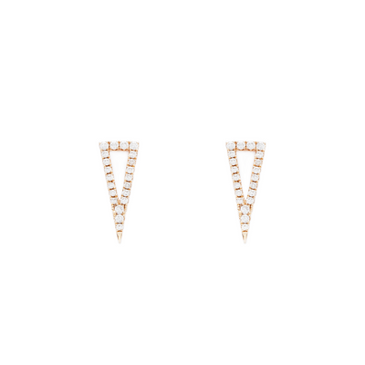 Elongated Pyramid Earrings