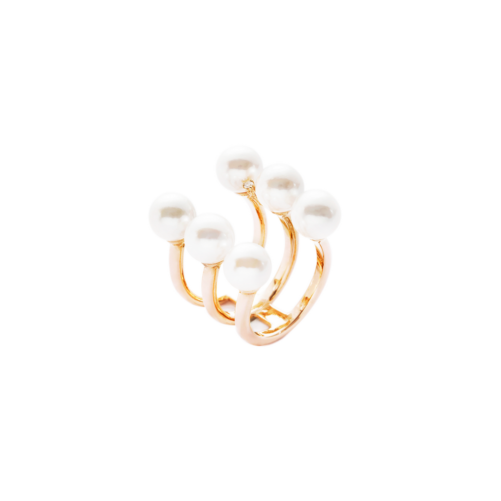 Moana Pearls Line Up Ring
