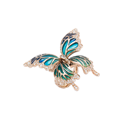 Chrysalis Butterfly Ring