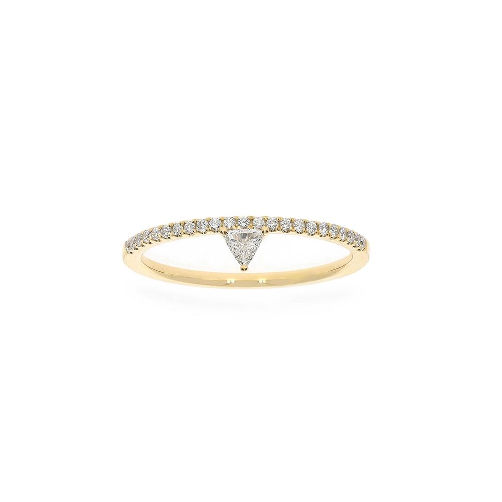 Solitaire Prism Eternity Ring